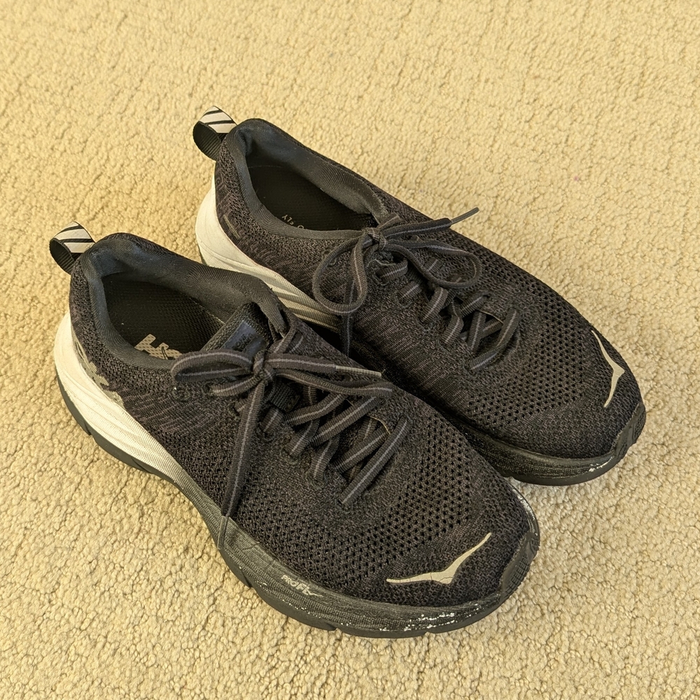 Hoka One One Mach FN Shoes Womens 5.5 Black Sneakers Running Athletic Comfort